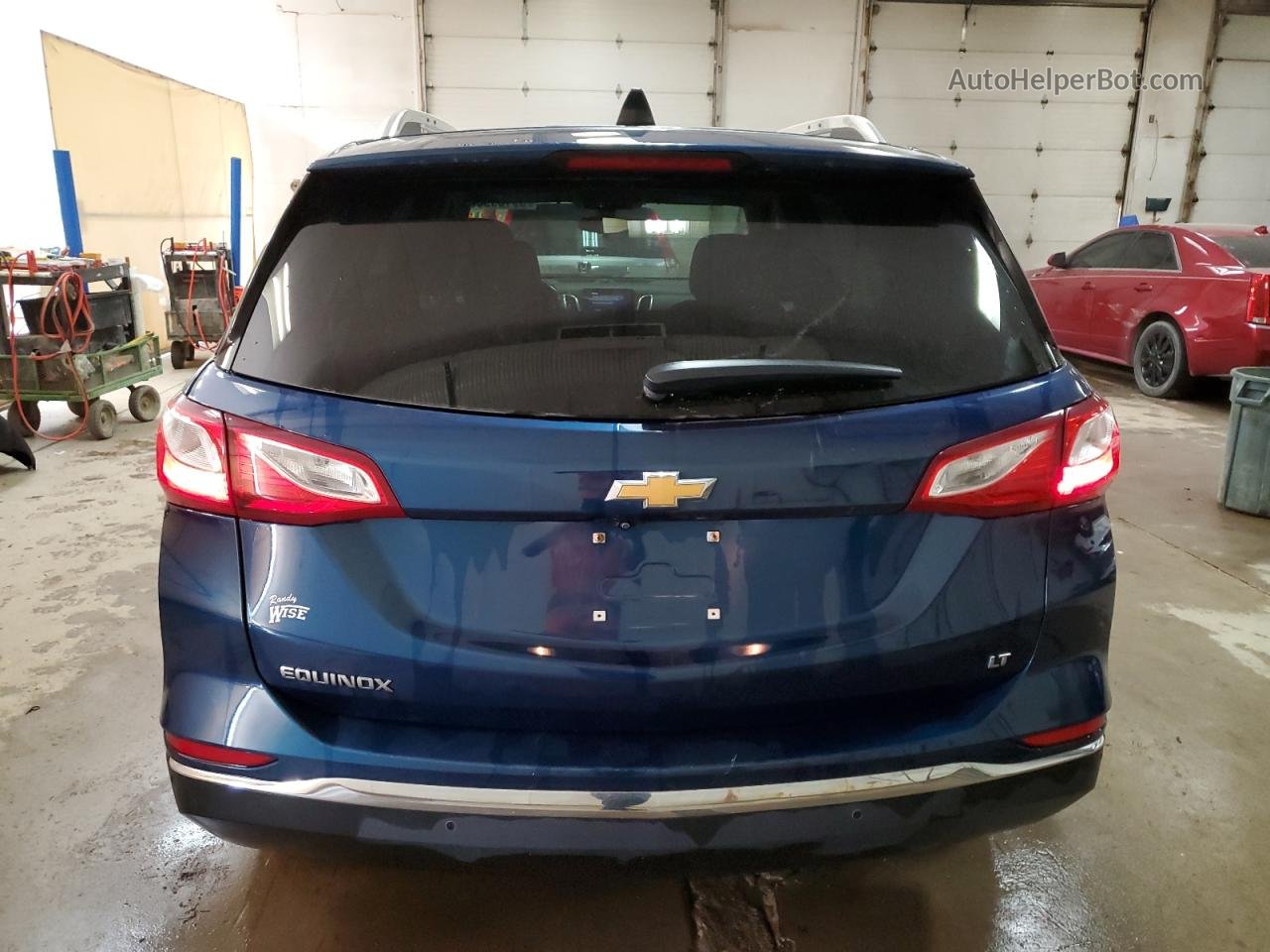 2019 Chevrolet Equinox Lt Синий vin: 3GNAXKEV1KL230353