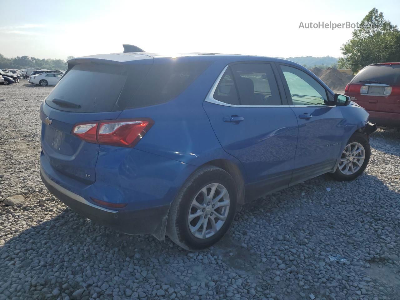 2019 Chevrolet Equinox Lt Blue vin: 3GNAXKEV1KS572603