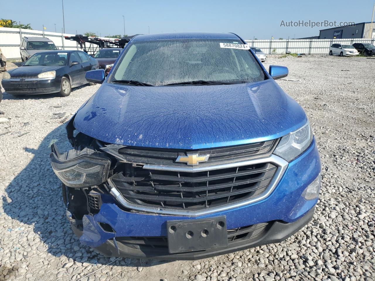 2019 Chevrolet Equinox Lt Blue vin: 3GNAXKEV1KS572603