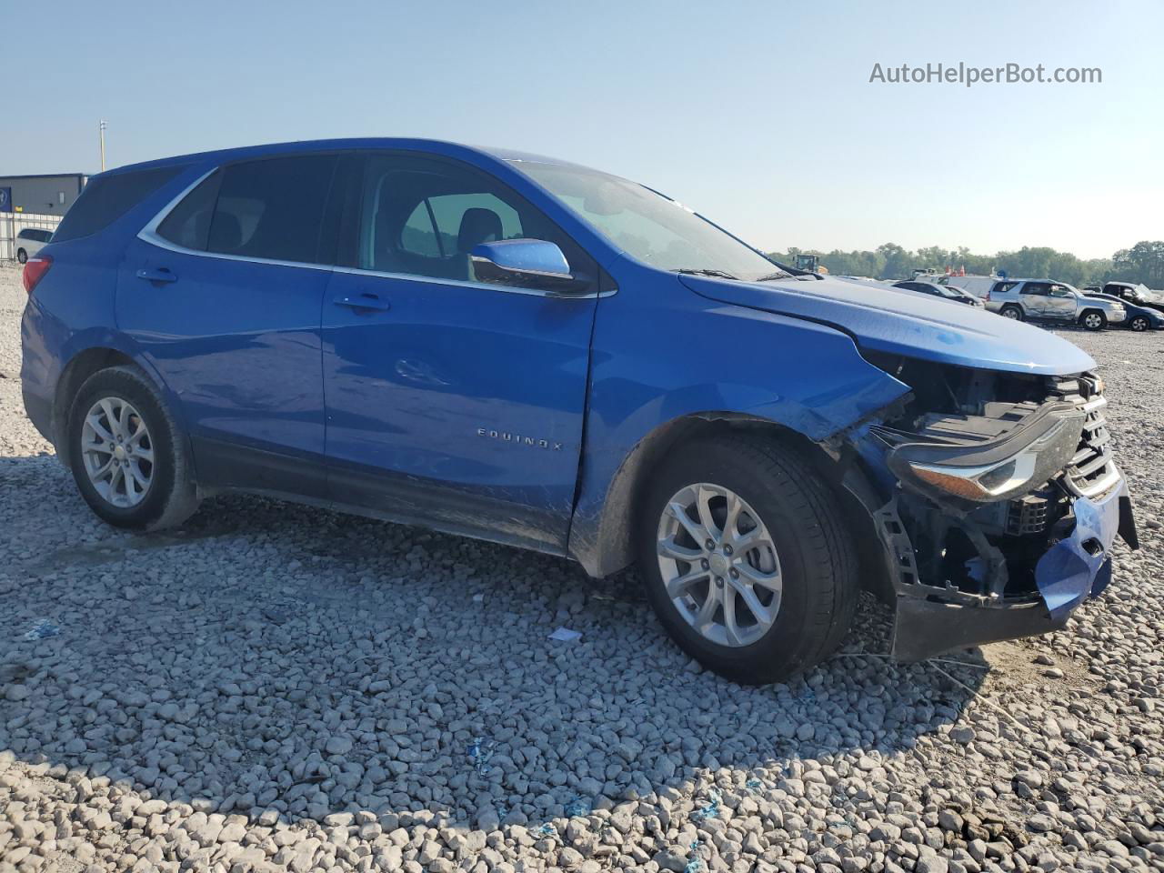 2019 Chevrolet Equinox Lt Blue vin: 3GNAXKEV1KS572603