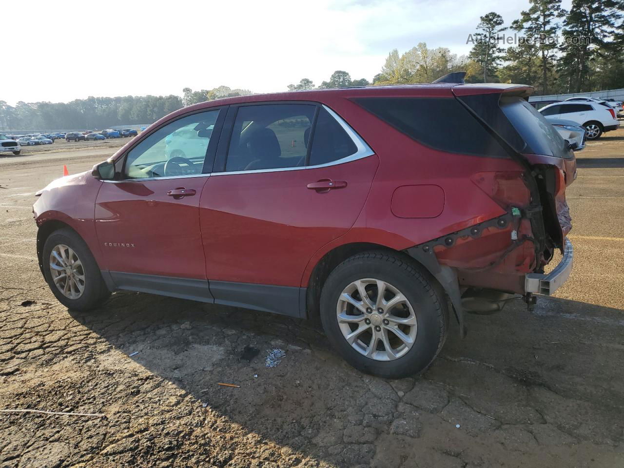 2019 Chevrolet Equinox Lt Red vin: 3GNAXKEV1KS674175