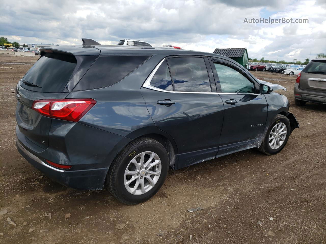 2019 Chevrolet Equinox Lt Угольный vin: 3GNAXKEV2KL273373