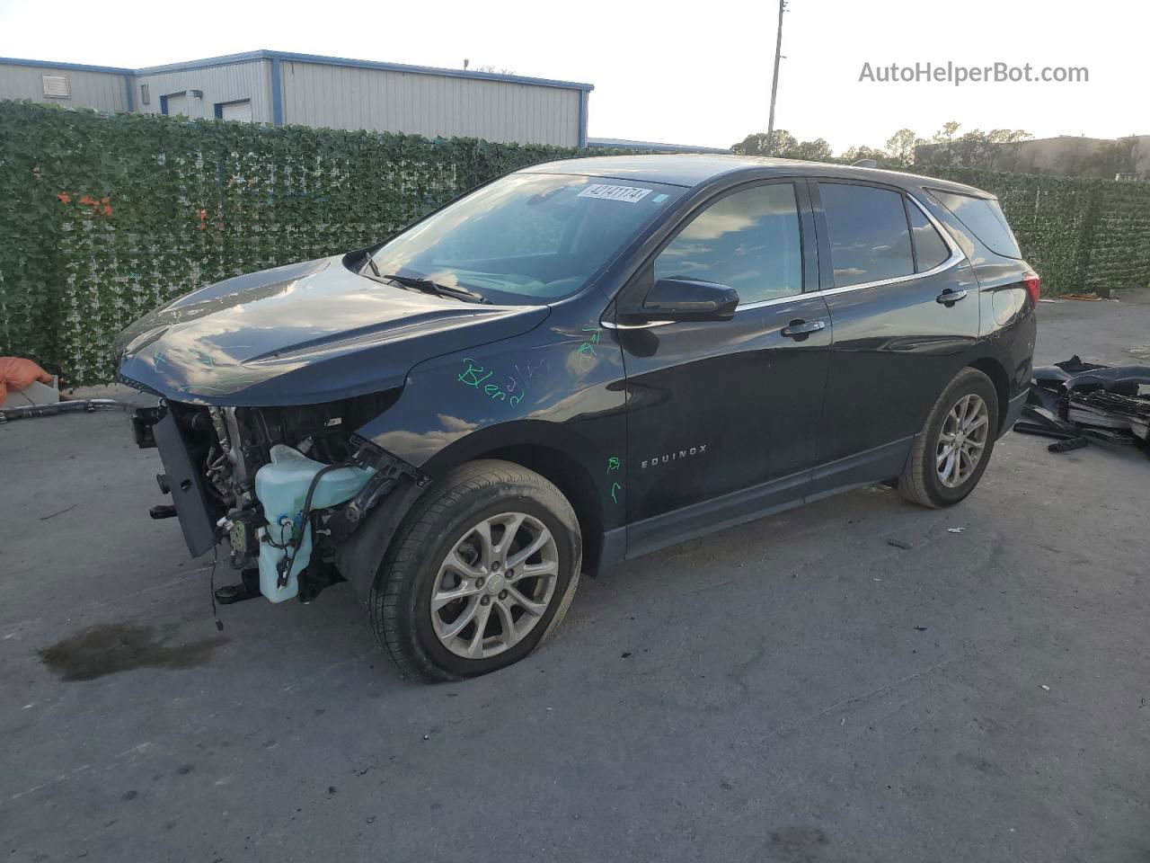 2020 Chevrolet Equinox Lt Черный vin: 3GNAXKEV2LL148732