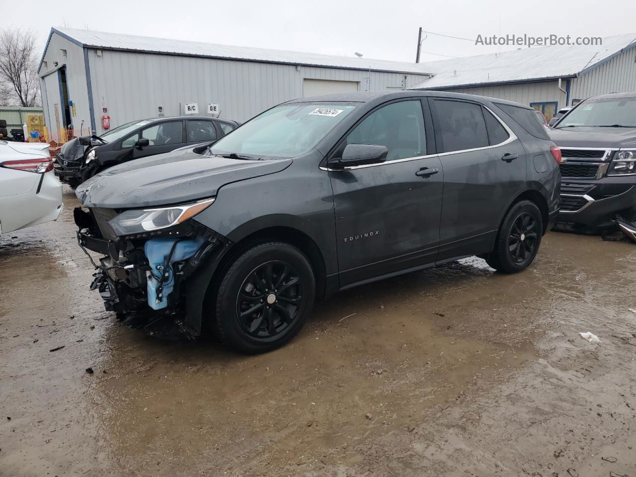 2020 Chevrolet Equinox Lt Серый vin: 3GNAXKEV2LL259765