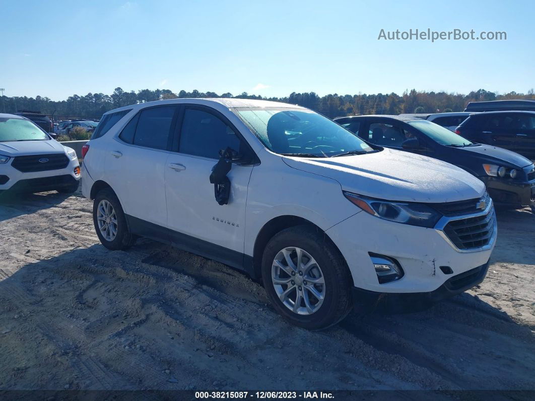 2020 Chevrolet Equinox Fwd Lt 1.5l Turbo White vin: 3GNAXKEV2LL265162