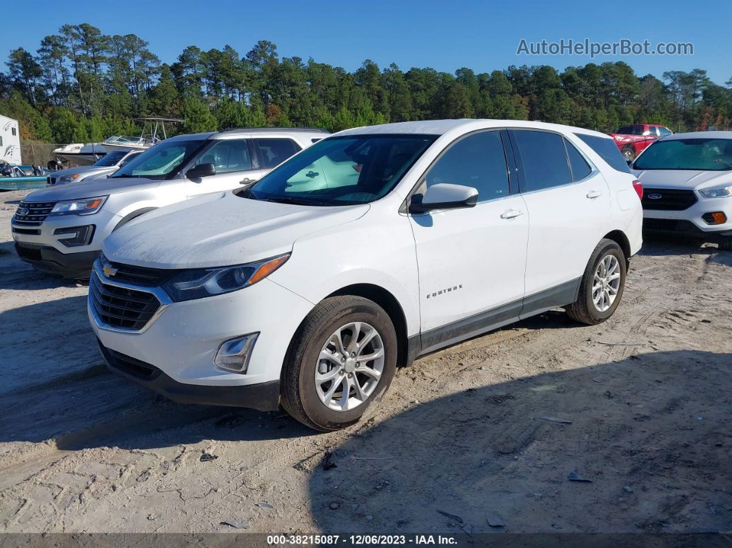 2020 Chevrolet Equinox Fwd Lt 1.5l Turbo White vin: 3GNAXKEV2LL265162