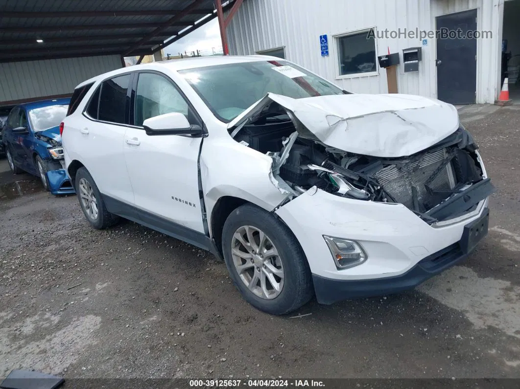 2020 Chevrolet Equinox Fwd Lt 1.5l Turbo White vin: 3GNAXKEV2LS509351