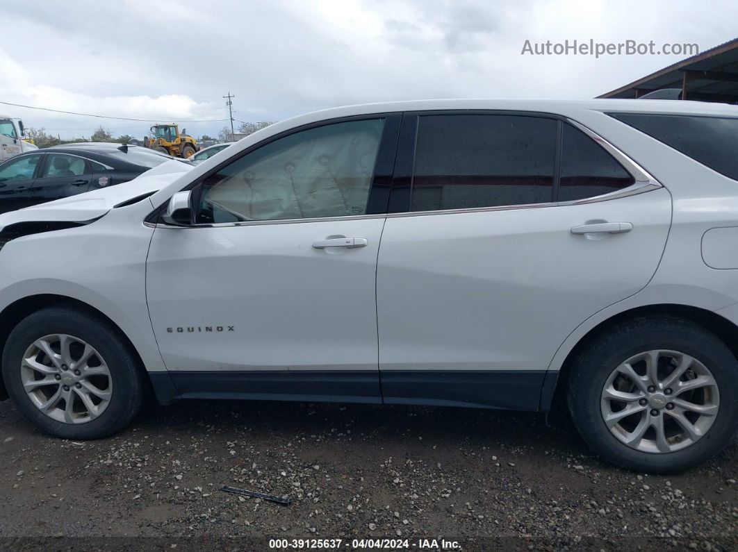 2020 Chevrolet Equinox Fwd Lt 1.5l Turbo White vin: 3GNAXKEV2LS509351