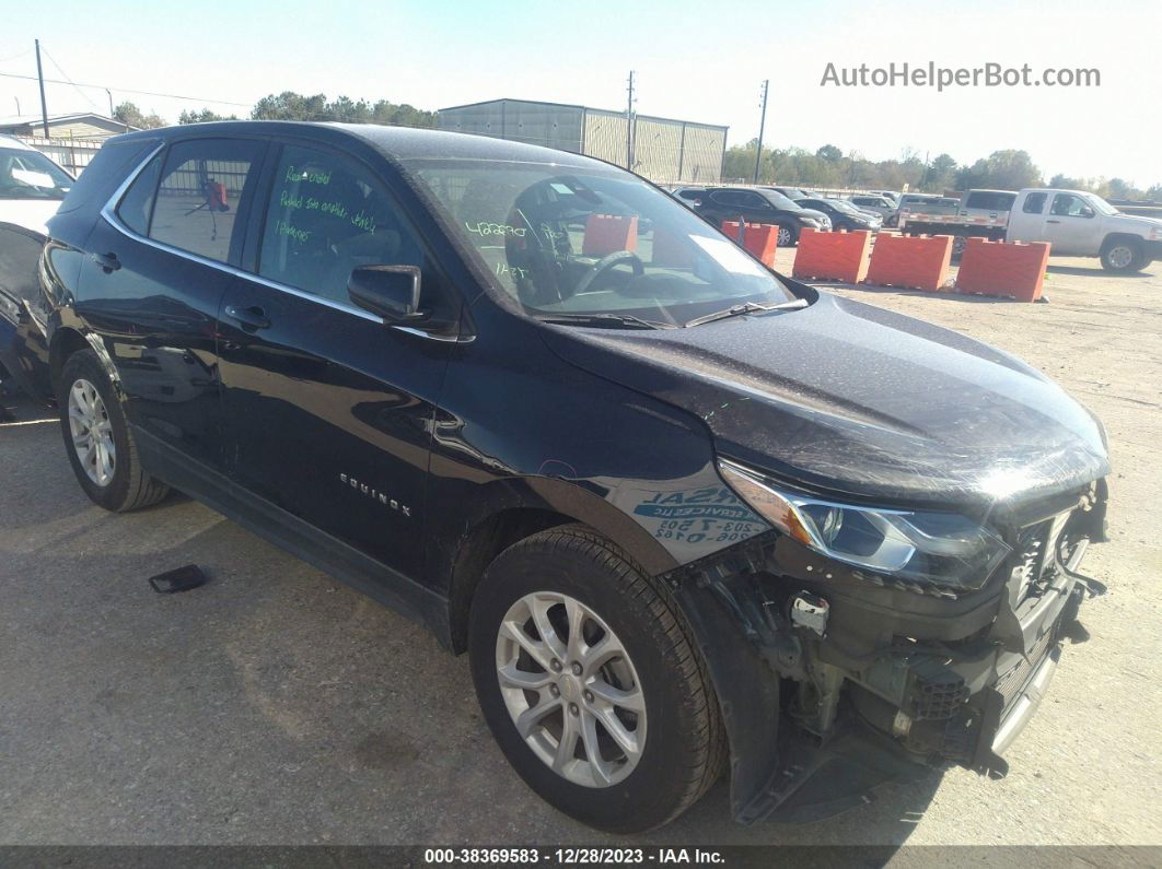 2020 Chevrolet Equinox Fwd Lt 1.5l Turbo Dark Blue vin: 3GNAXKEV2LS516414