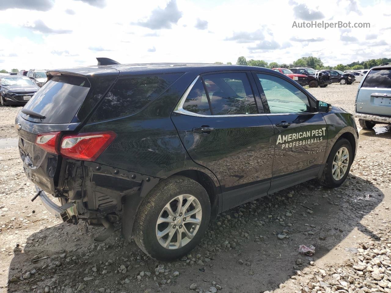 2019 Chevrolet Equinox Lt Black vin: 3GNAXKEV3KL171225