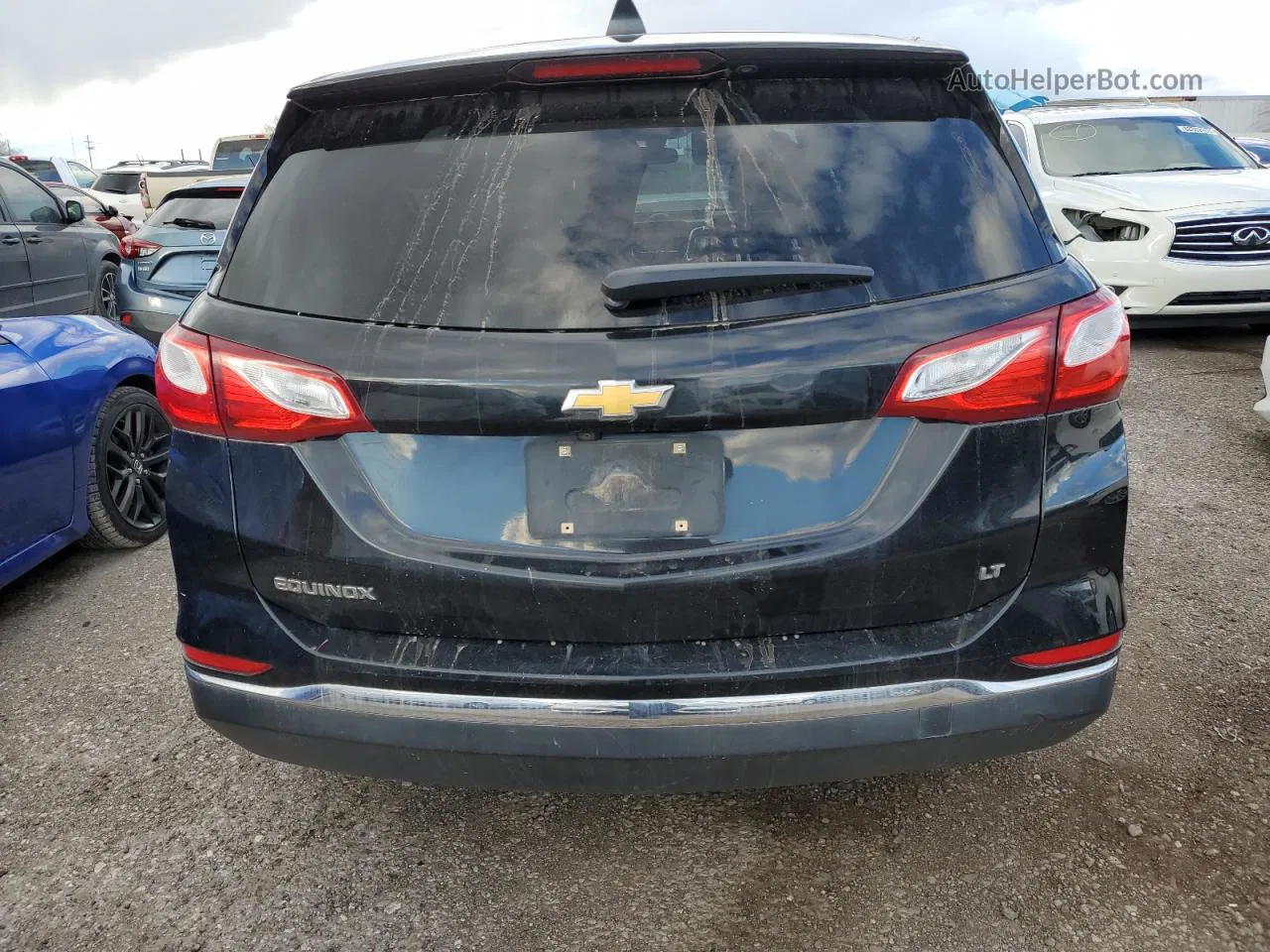 2019 Chevrolet Equinox Lt Black vin: 3GNAXKEV4KL126181