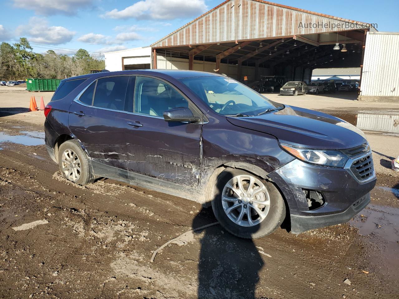 2019 Chevrolet Equinox Lt Blue vin: 3GNAXKEV4KL314862