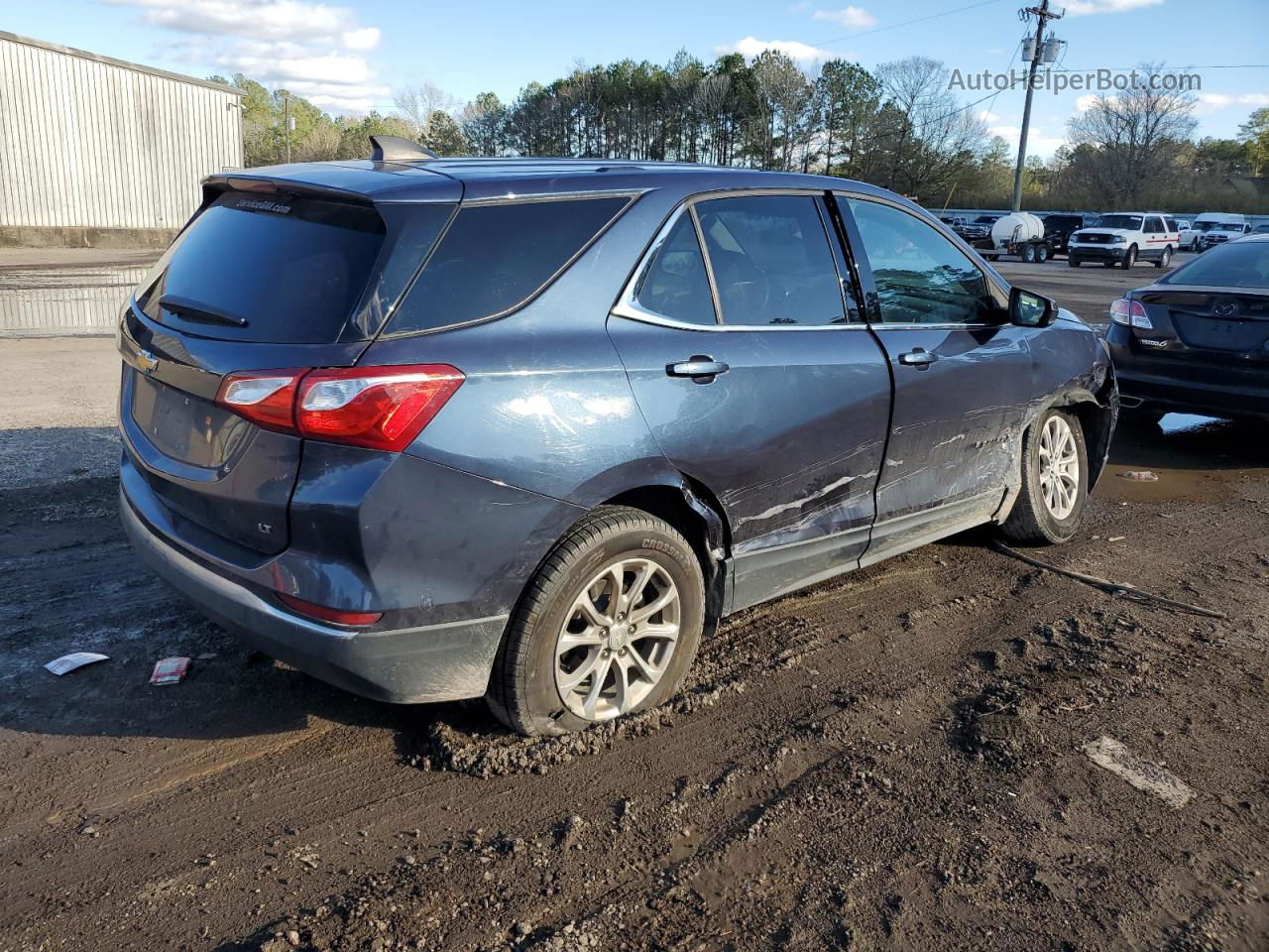 2019 Chevrolet Equinox Lt Blue vin: 3GNAXKEV4KL314862