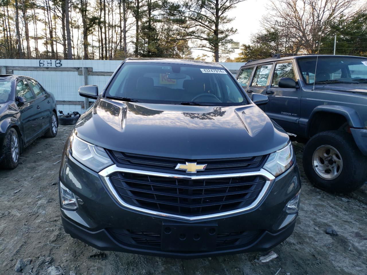 2019 Chevrolet Equinox Lt Gray vin: 3GNAXKEV4KS638626