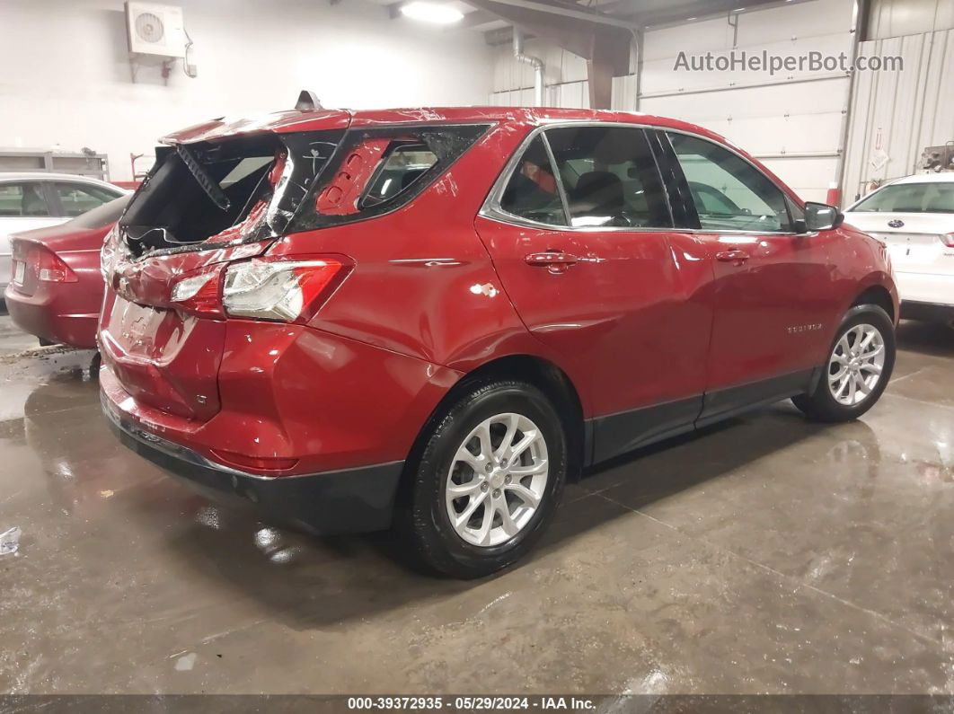 2019 Chevrolet Equinox Lt Maroon vin: 3GNAXKEV5KS528748