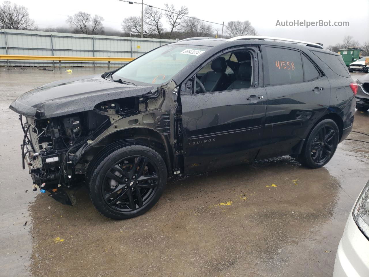 2020 Chevrolet Equinox Lt Черный vin: 3GNAXKEV5LL200094