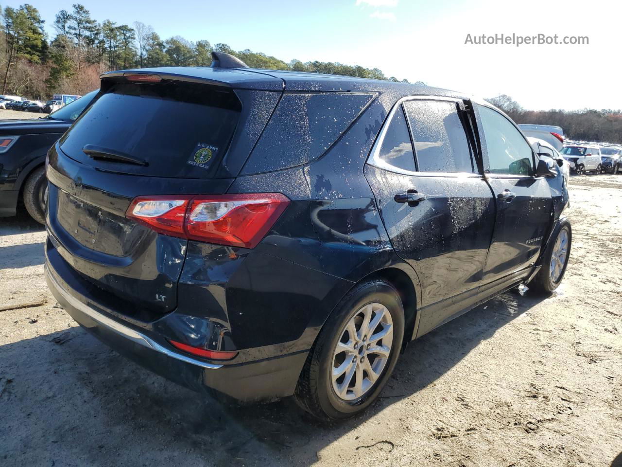 2020 Chevrolet Equinox Lt Black vin: 3GNAXKEV5LS721032