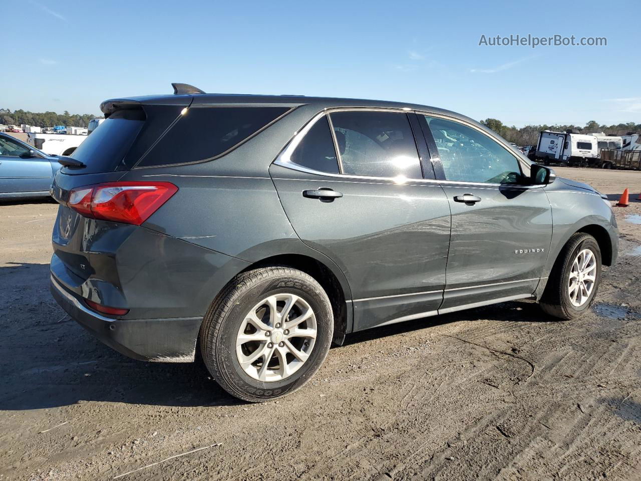 2019 Chevrolet Equinox Lt Gray vin: 3GNAXKEV6KS513787