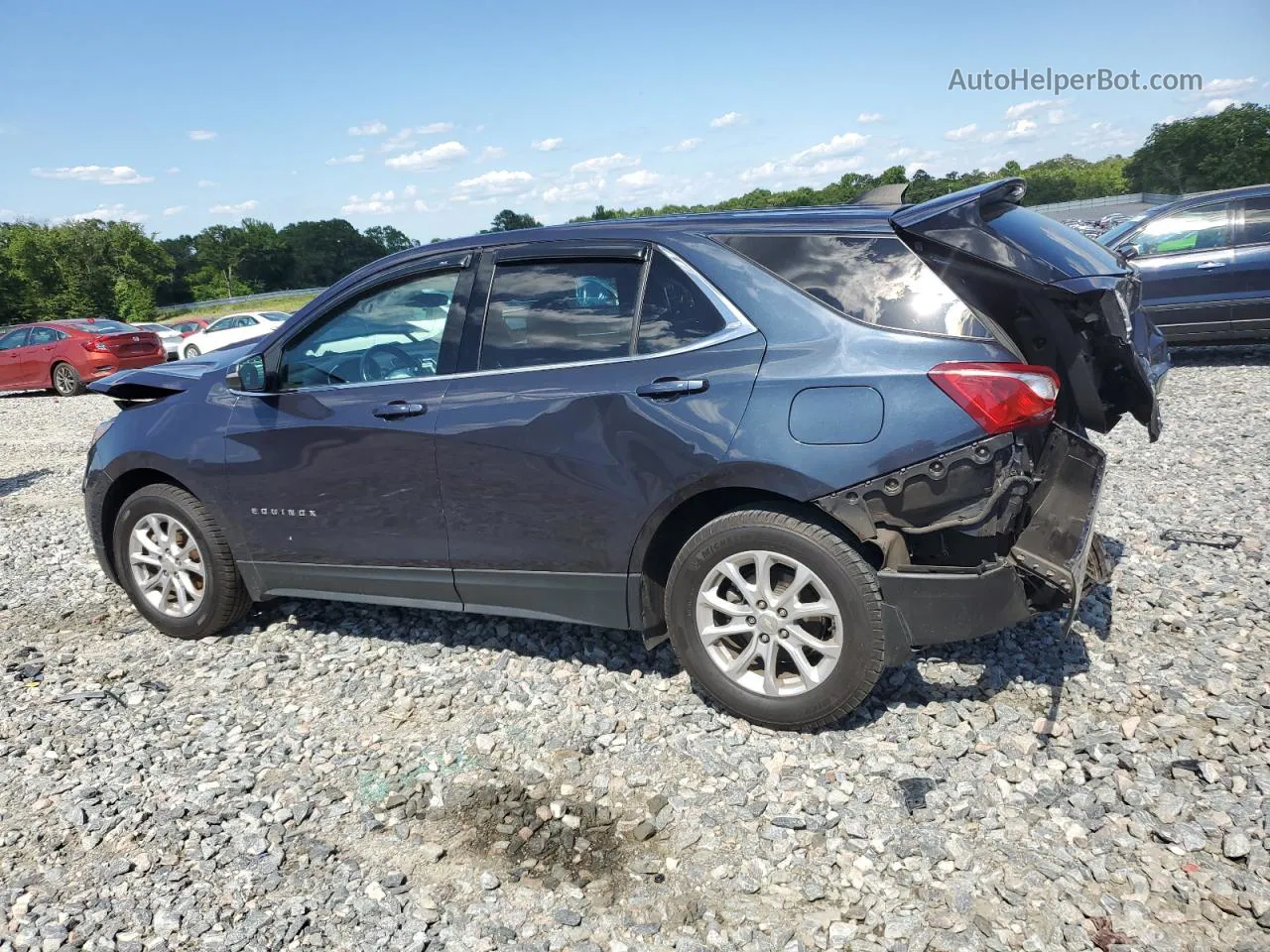 2019 Chevrolet Equinox Lt Серый vin: 3GNAXKEV7KL192126