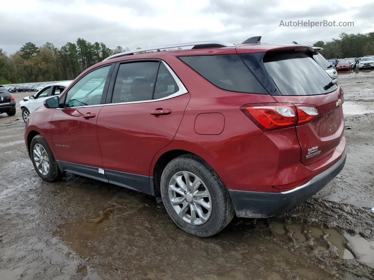 2019 Chevrolet Equinox Lt Red vin: 3GNAXKEV7KL206932