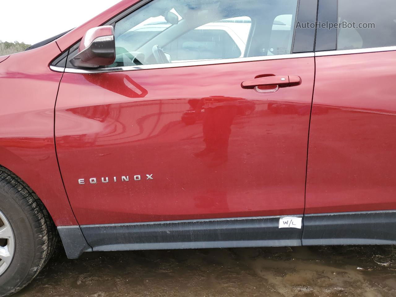 2019 Chevrolet Equinox Lt Red vin: 3GNAXKEV7KL206932