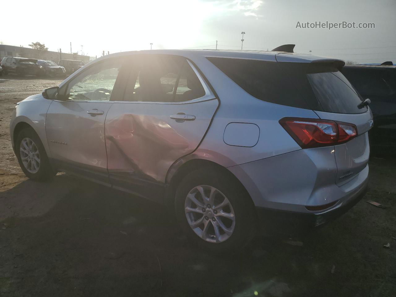 2019 Chevrolet Equinox Lt Silver vin: 3GNAXKEV7KS572816