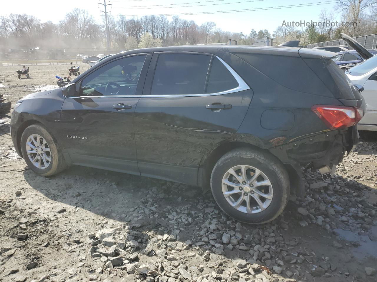 2020 Chevrolet Equinox Lt Черный vin: 3GNAXKEV7LL288467