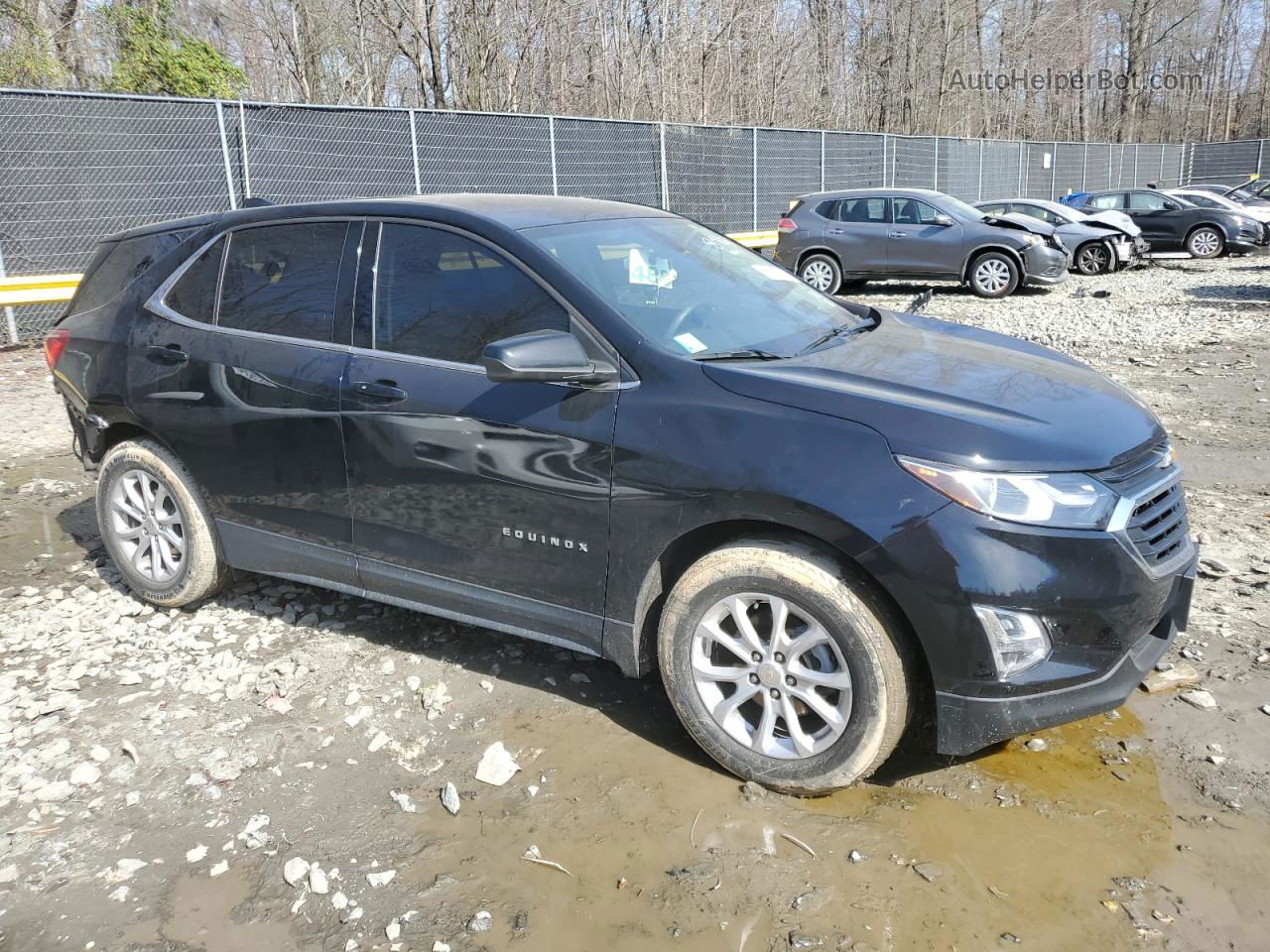 2020 Chevrolet Equinox Lt Black vin: 3GNAXKEV7LL288467