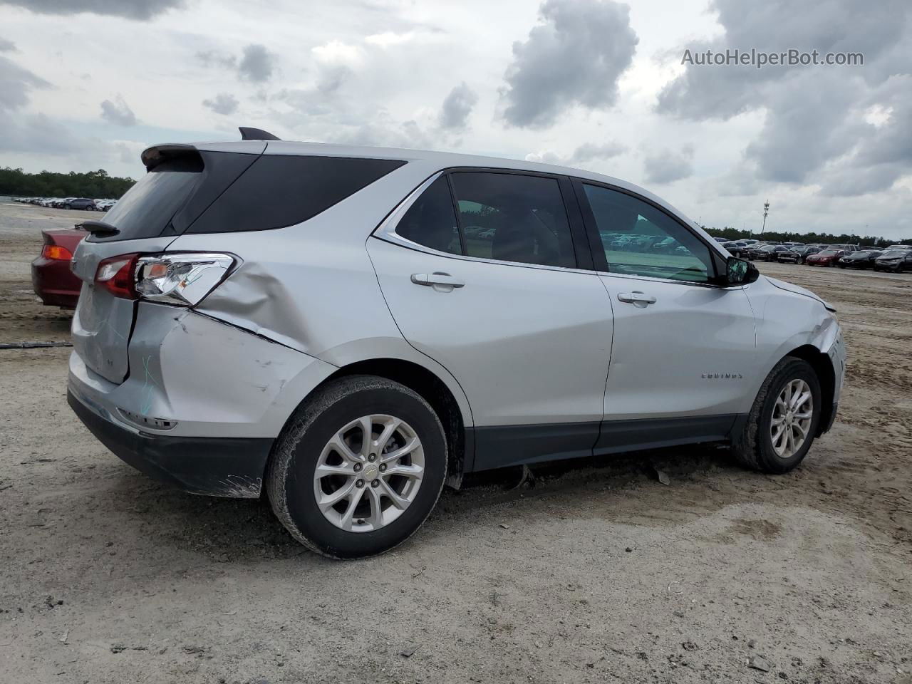 2020 Chevrolet Equinox Lt Silver vin: 3GNAXKEV7LS522290