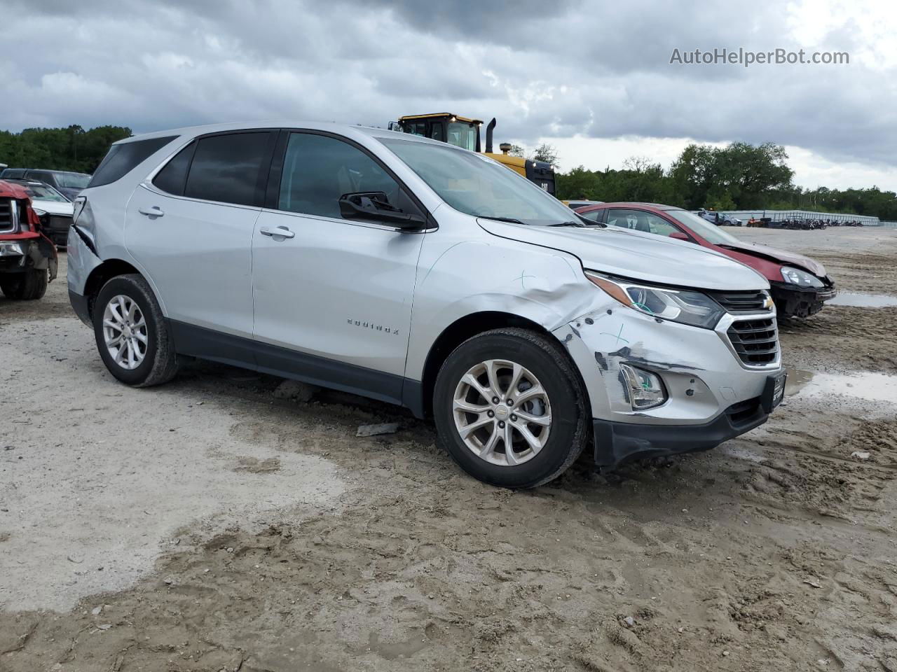 2020 Chevrolet Equinox Lt Серебряный vin: 3GNAXKEV7LS522290