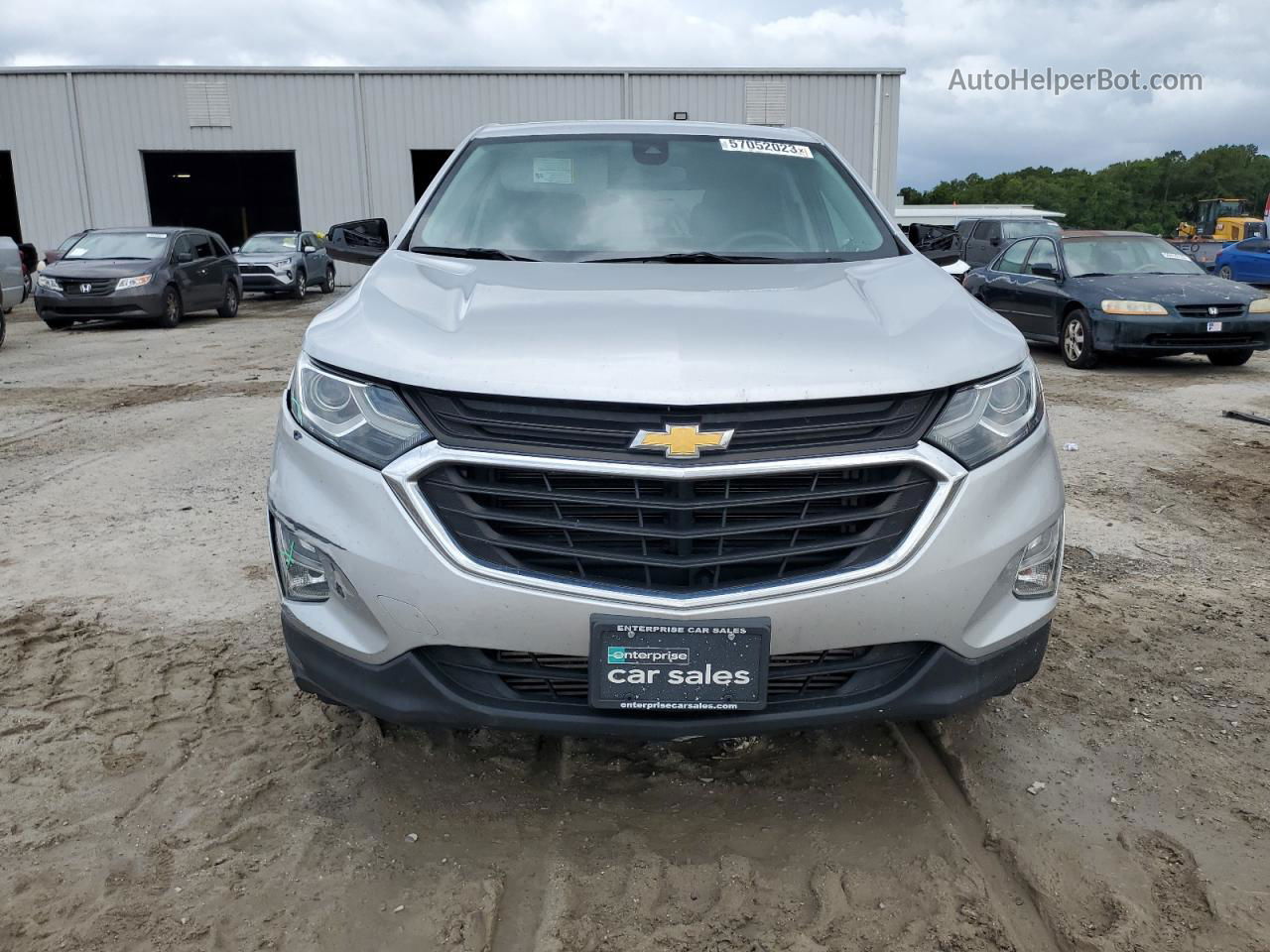 2020 Chevrolet Equinox Lt Серебряный vin: 3GNAXKEV7LS522290