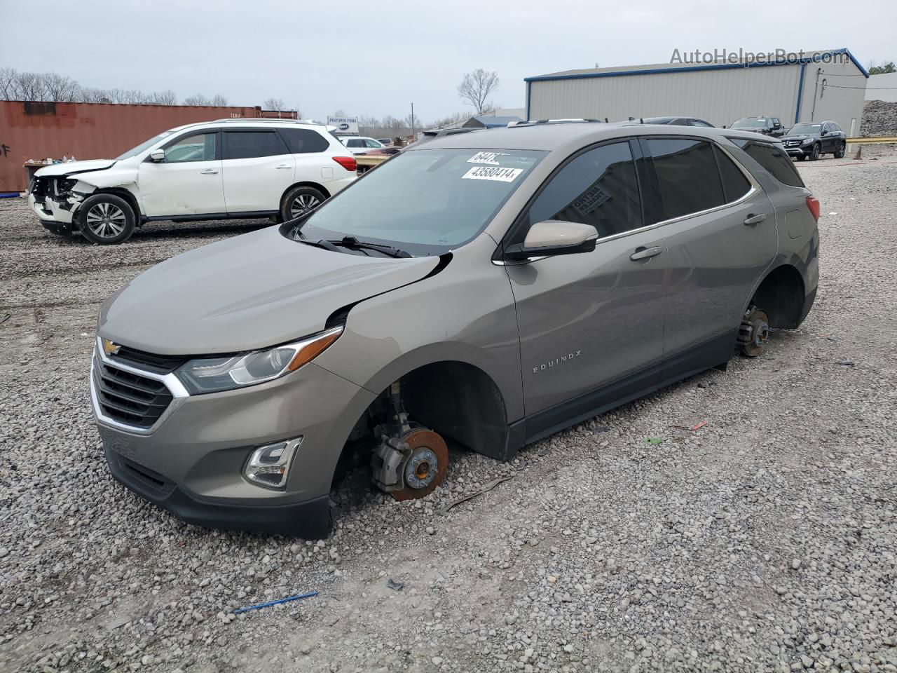 2019 Chevrolet Equinox Lt Желто-коричневый vin: 3GNAXKEV8KS534009