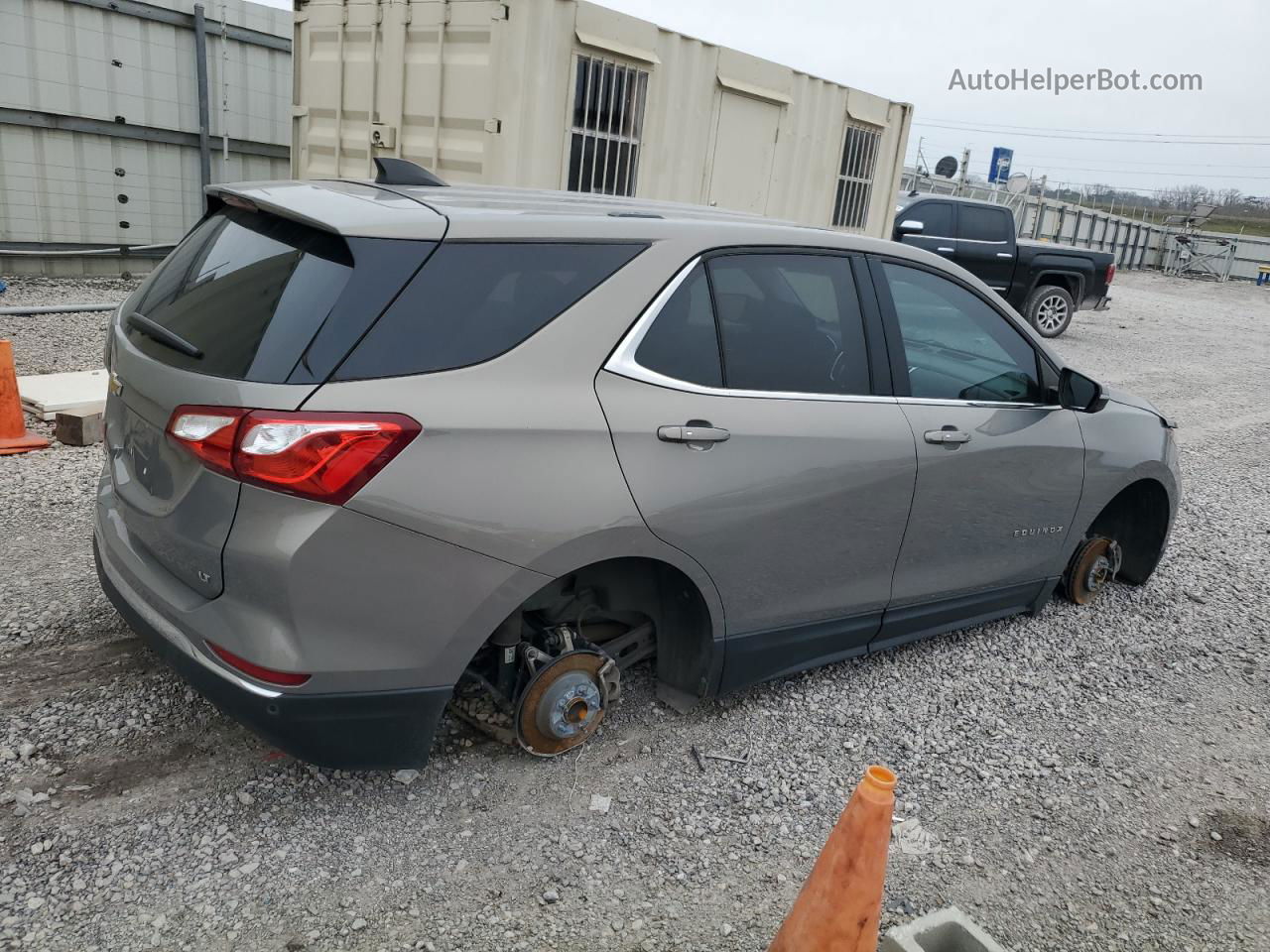 2019 Chevrolet Equinox Lt Желто-коричневый vin: 3GNAXKEV8KS534009