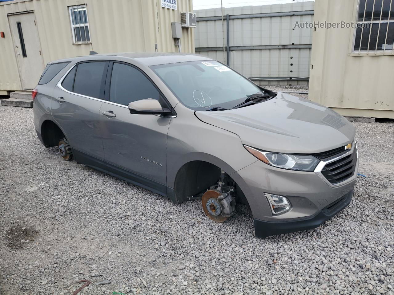 2019 Chevrolet Equinox Lt Желто-коричневый vin: 3GNAXKEV8KS534009