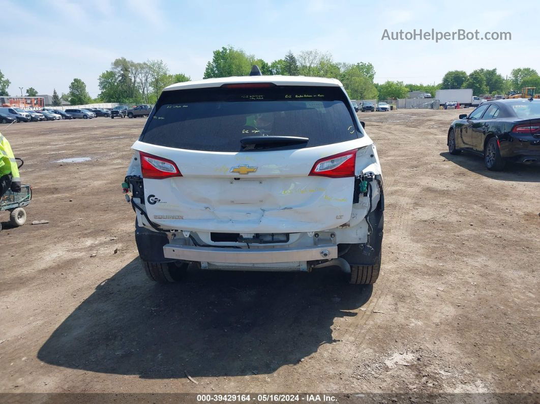 2019 Chevrolet Equinox Lt White vin: 3GNAXKEV8KS591083