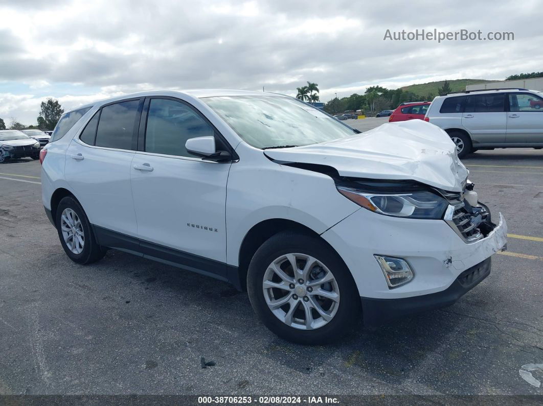 2020 Chevrolet Equinox Fwd Lt 1.5l Turbo White vin: 3GNAXKEV8LS518880