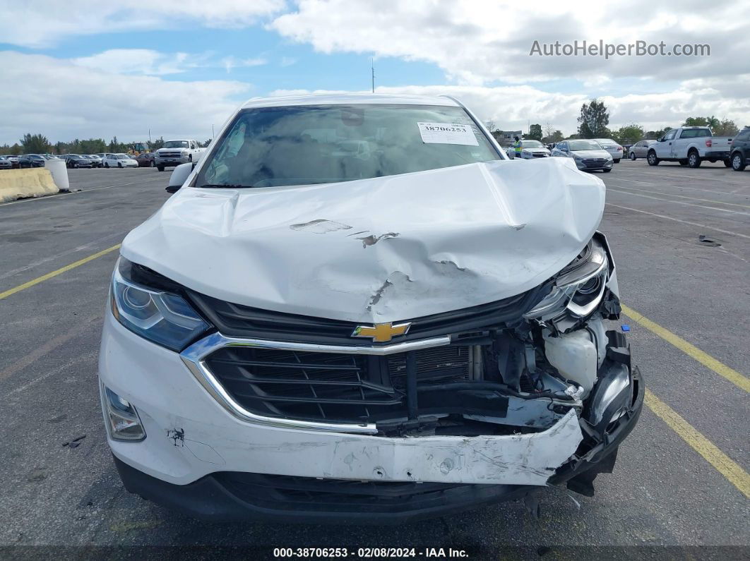 2020 Chevrolet Equinox Fwd Lt 1.5l Turbo White vin: 3GNAXKEV8LS518880