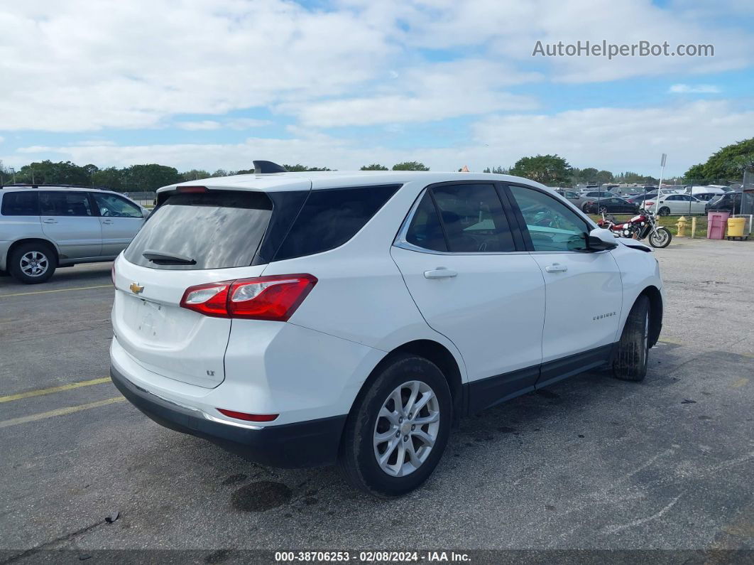 2020 Chevrolet Equinox Fwd Lt 1.5l Turbo White vin: 3GNAXKEV8LS518880