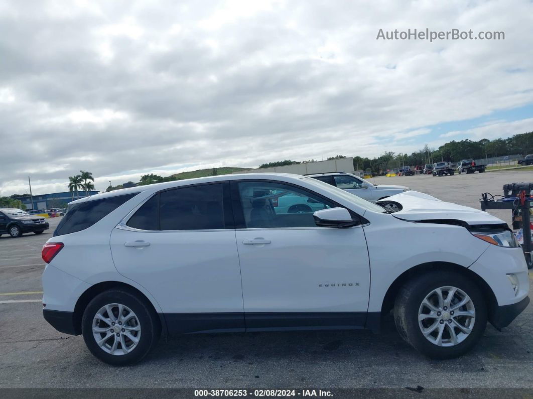 2020 Chevrolet Equinox Fwd Lt 1.5l Turbo White vin: 3GNAXKEV8LS518880