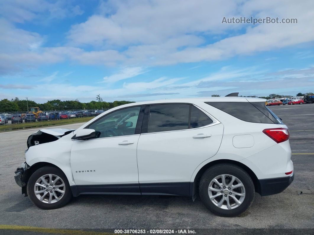 2020 Chevrolet Equinox Fwd Lt 1.5l Turbo White vin: 3GNAXKEV8LS518880