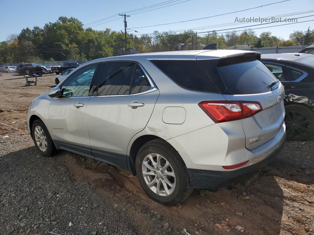 2020 Chevrolet Equinox Lt Silver vin: 3GNAXKEV8LS715578