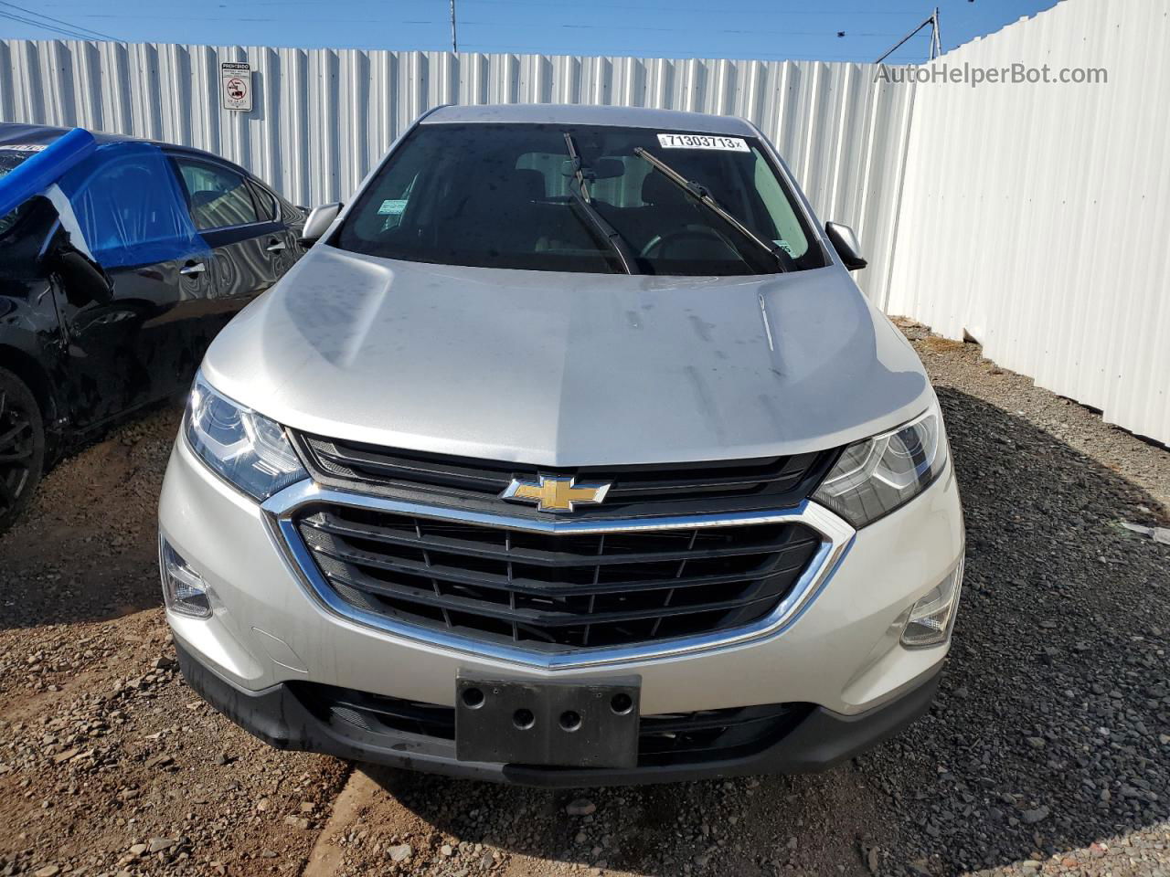 2020 Chevrolet Equinox Lt Silver vin: 3GNAXKEV8LS715578