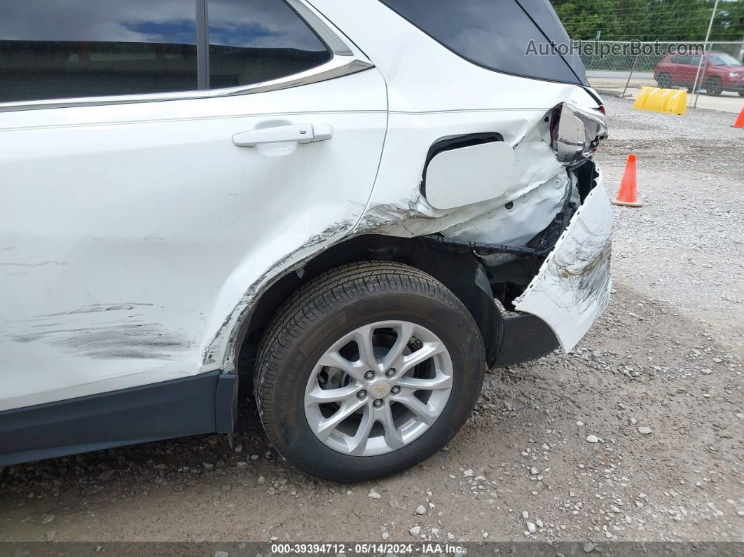 2019 Chevrolet Equinox Lt White vin: 3GNAXKEV9KS591626