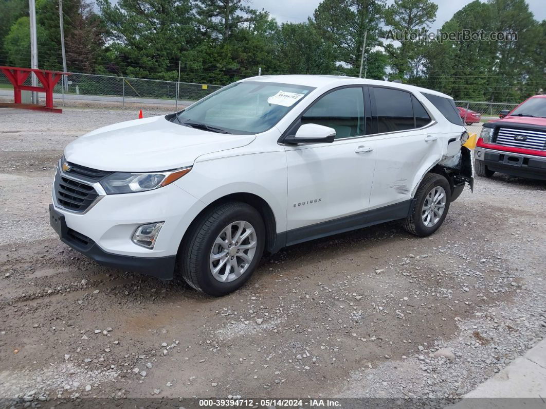 2019 Chevrolet Equinox Lt White vin: 3GNAXKEV9KS591626