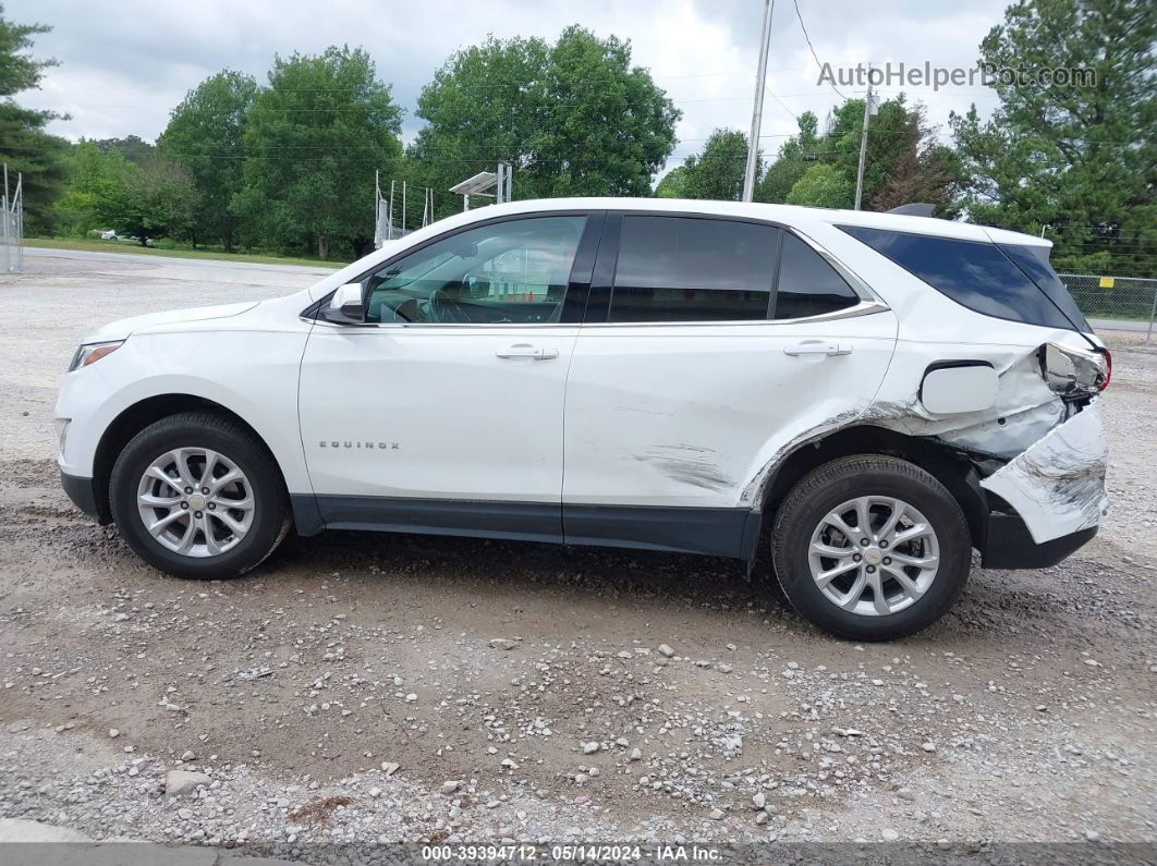 2019 Chevrolet Equinox Lt White vin: 3GNAXKEV9KS591626