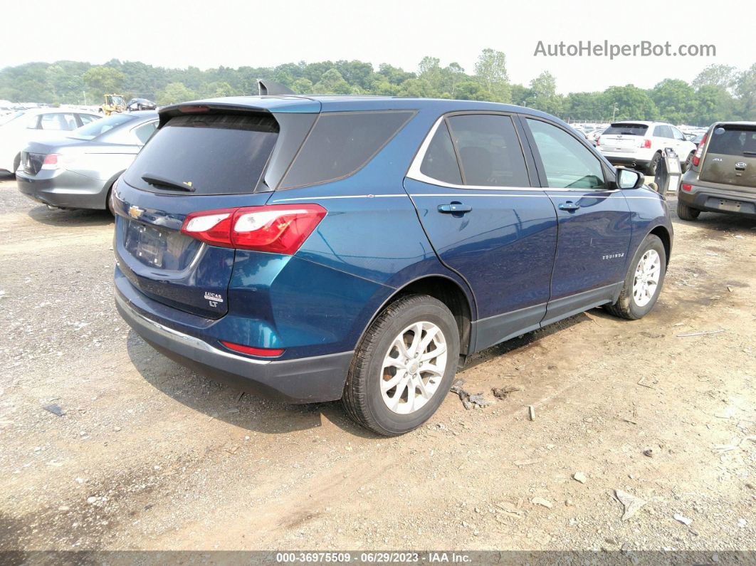 2019 Chevrolet Equinox Lt Синий vin: 3GNAXKEVXKL383703