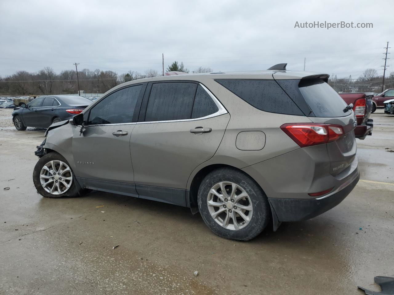 2019 Chevrolet Equinox Lt Beige vin: 3GNAXKEVXKS540927