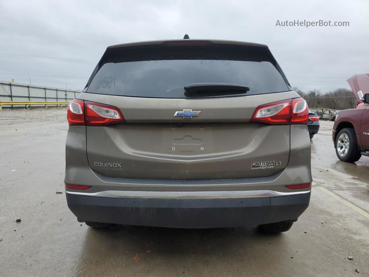 2019 Chevrolet Equinox Lt Beige vin: 3GNAXKEVXKS540927