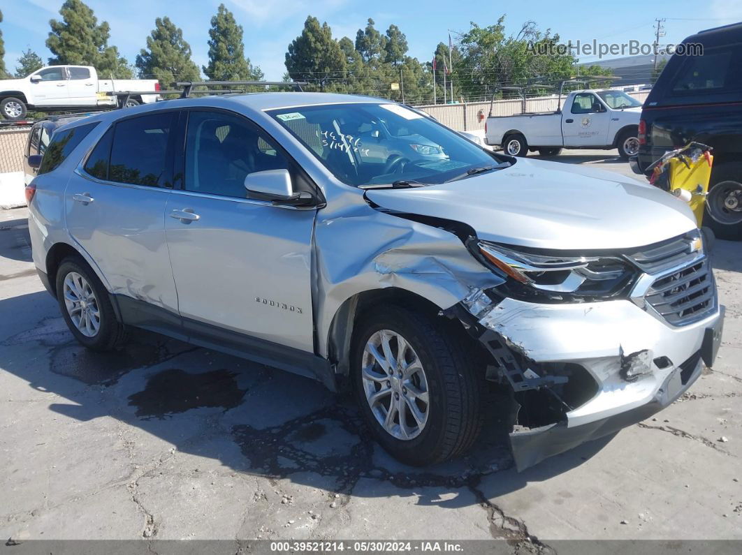 2019 Chevrolet Equinox Lt Silver vin: 3GNAXKEVXKS578092