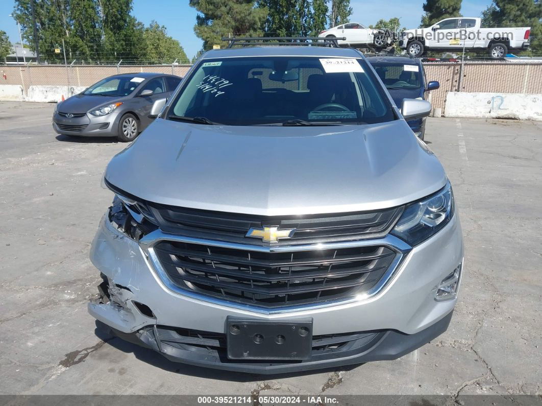 2019 Chevrolet Equinox Lt Silver vin: 3GNAXKEVXKS578092